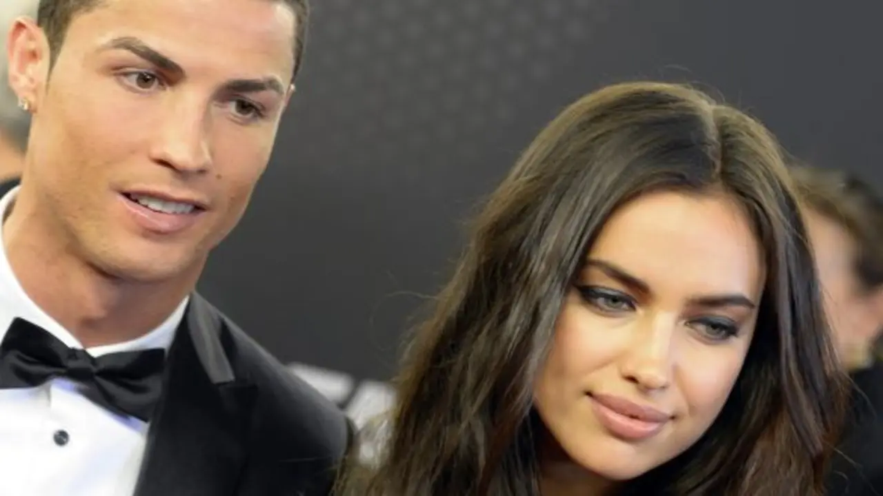 Cristiano Ronaldo and his partner Irina Shayk at the FIFA Ballon d'Or 2013 gala at the Kongresshalle in Zurich, Switzerland, on January 13, 2014.