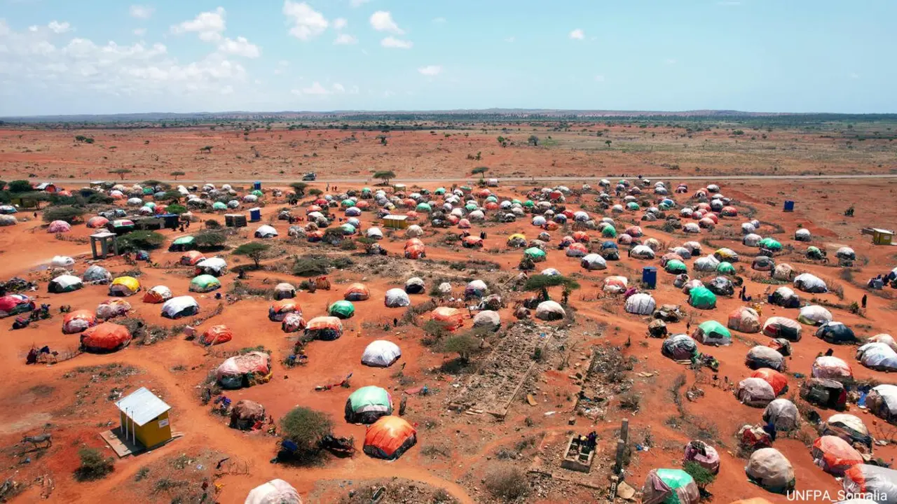 Un campamento de refugiados en Somalia (Foto: ONU)