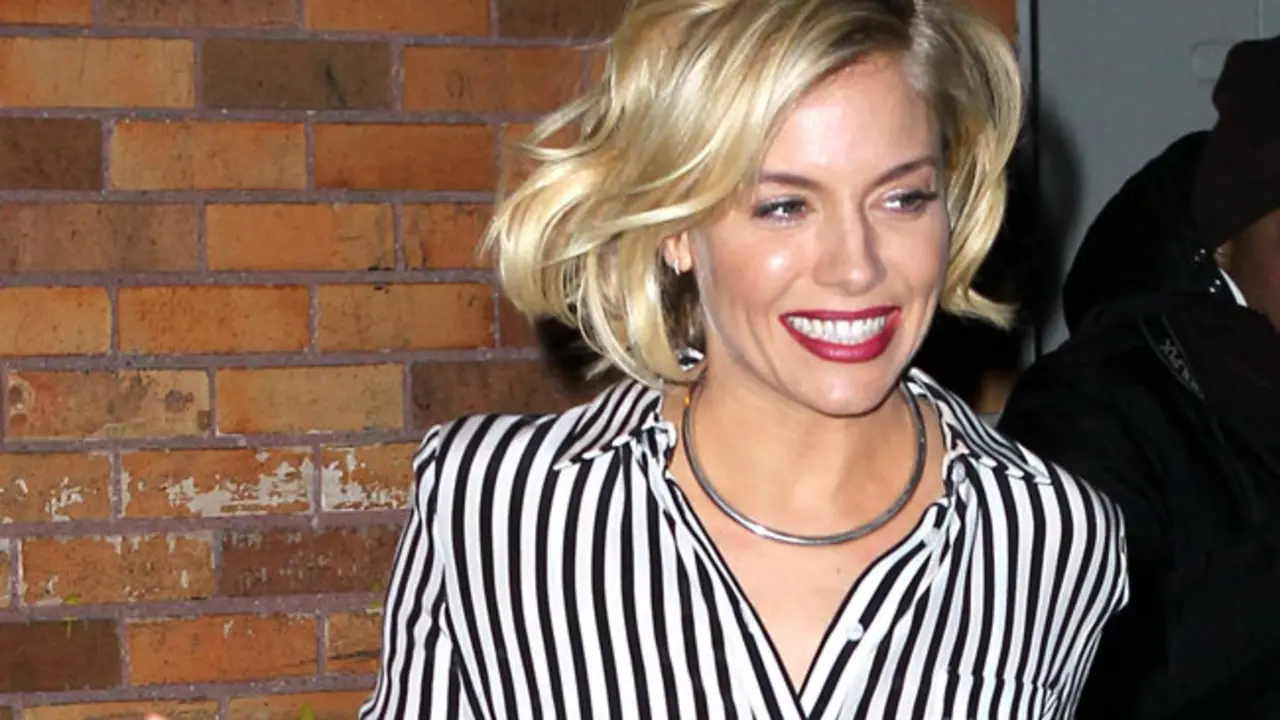 Actress Sienna Miller in New York, January 15, 2015