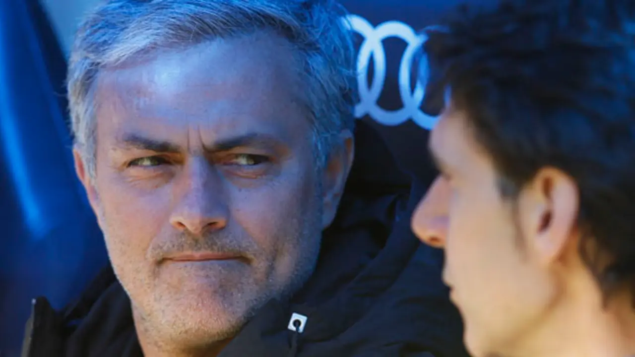 06.04.2013 SPAIN -  La Liga 12/13 Matchday 30th  match played between Real Madrid CF vs Levante U.D (5-1) at Santiago Bernabeu stadium. The picture show Jose Mourinho  coach of Real Madrid