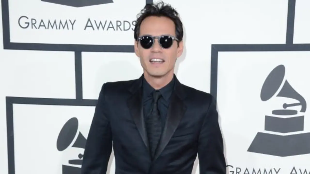 Singer Marc Anthony during the 56th annual GRAMMY Awards on Sunday, Jan. 26, 2014, in Los Angeles.