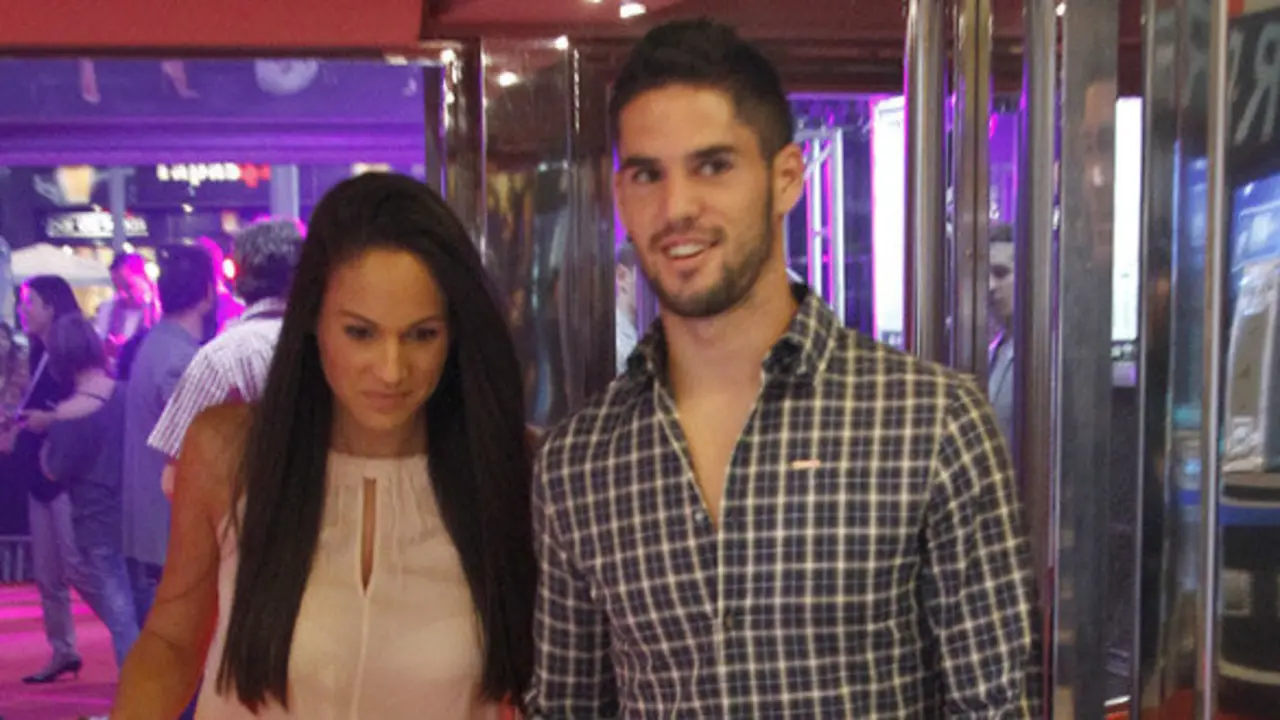 EL FUTBOLISTA ISCO ALARCON CON SU NOVIA ALICIA DURANTE LA PRESENTACION DEL MUSICAL " HOY NO ME PUEDO LEVANTAR "
12/09/2013
MADRID