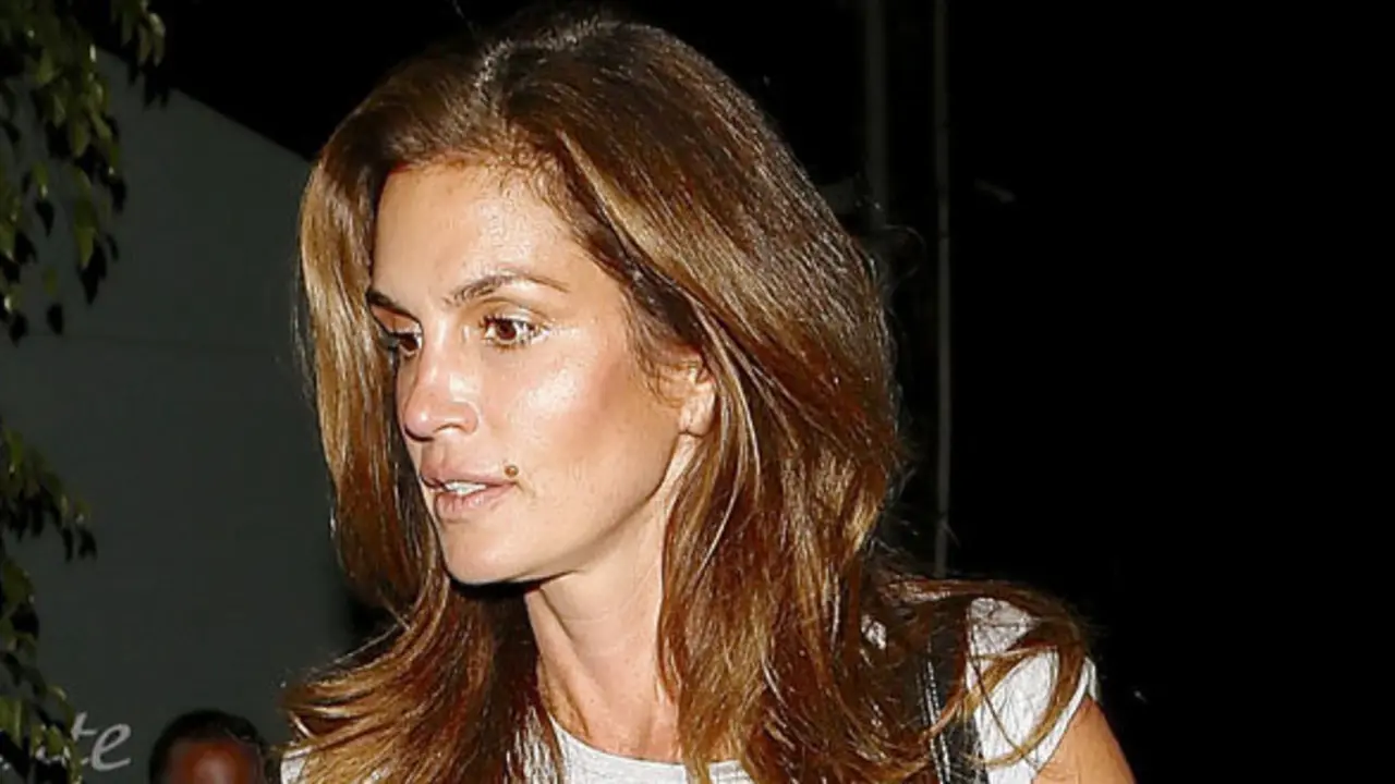 Model Cindy Crawford in Santa Monica.  Thursday, June 26, 2014