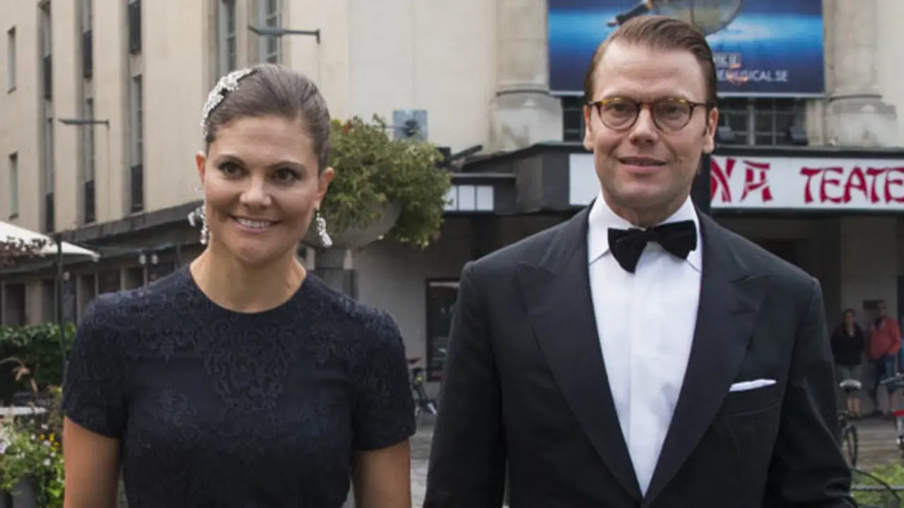 Crown Princess Victoria and Prince Daniel attend at a dinner in aid of the World Childhood Foundation in Stockholm
2014-09-08 The swedish royal family,