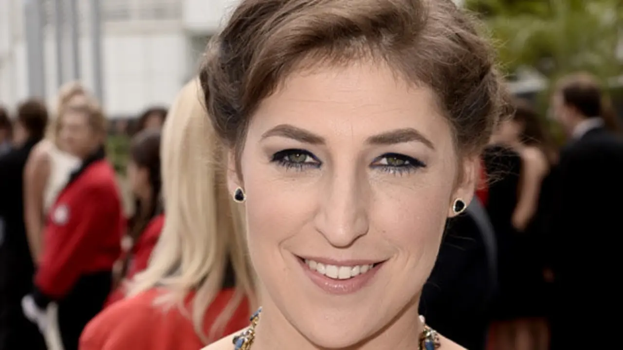 Actress Mayim Bialik at the 66th Primetime Emmy Awards at the Nokia Theatre L.A. Live on Monday, Aug. 25, 2014, in Los Angeles