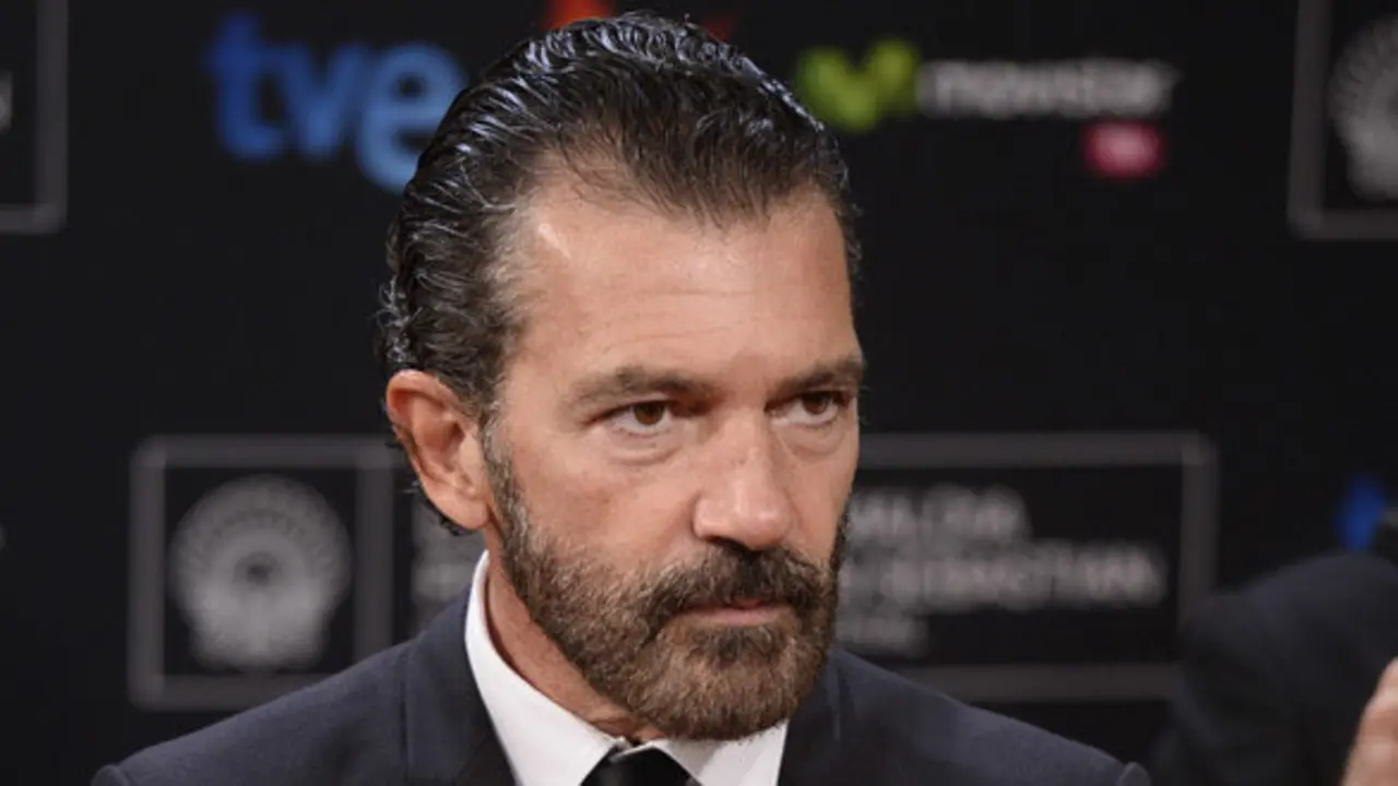 Actor Antonio Banderas at the premier of the movie "Automata" during the 62nd San Sebastian Film Festival in San Sebastian, Spain, on Sunday 21st September, 2014.