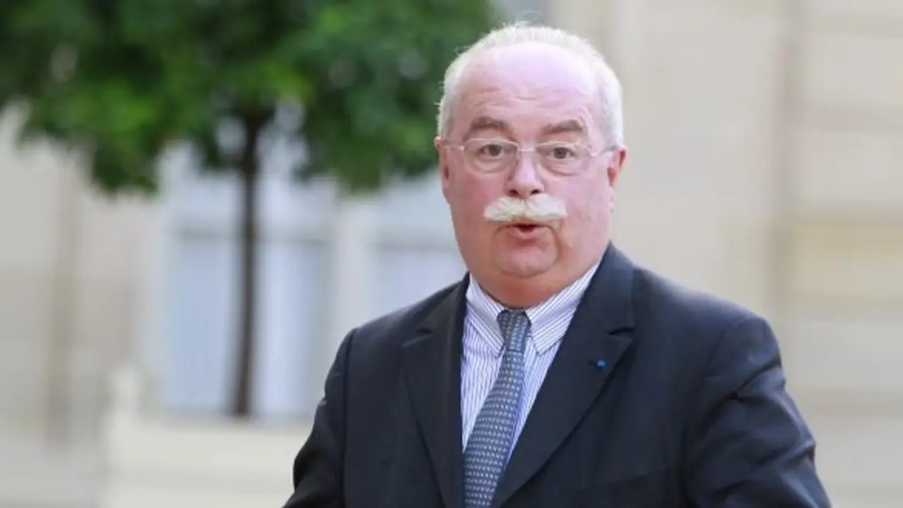 French energy giant Total CEO, Christophe de Margerie arrives for an official diner at the Elysee Palace in Paris. Monday, Sept. 1, 2014.