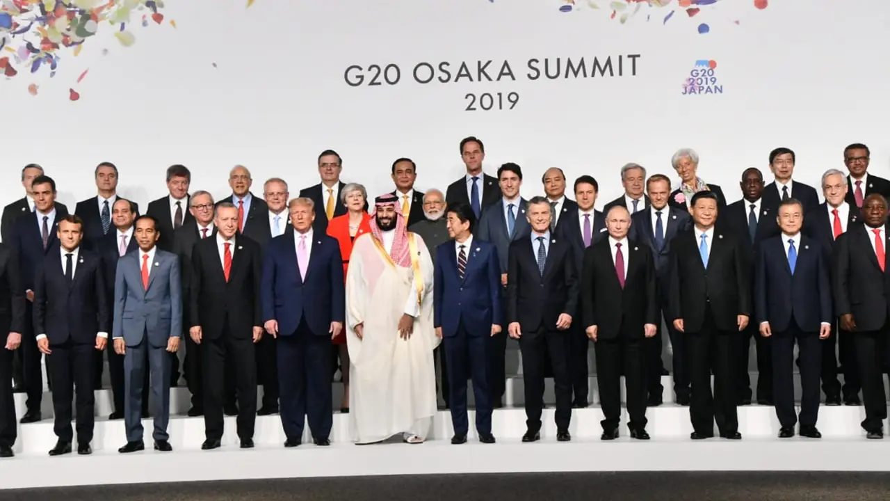 90628085. Osaka, 28 Jun 2019 (Notimex-SRE).- El canciller mexicano Marcelo Ebrard asistió a la Cumbre de líderes del Grupo de los 20 (G-20), en representación del presidente Andrés Manuel López Obrador. Osaka, Japón, 28 de junio de 2018.
NOTIMEX/FOTO/SRE/COR/POL/