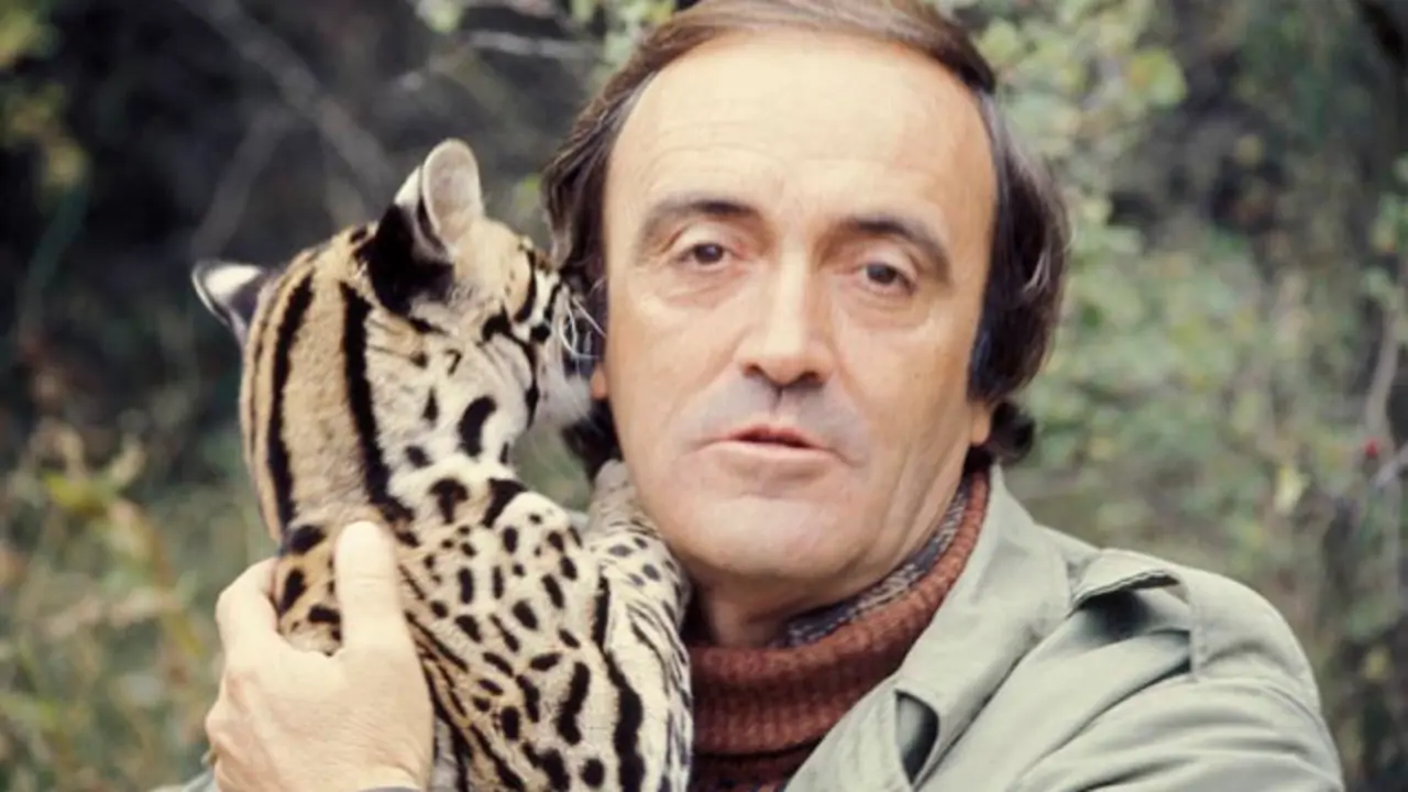 SERIE 'EL HOMBRE Y LA TIERRA. SERIE IBERICA'. FELIX RODRIGUEZ DE LA FUENTE, NATURALISTA. 1975 (DISCO OPTICO Nº 15 SIGNATURA Felix_98-06-5.TIF)