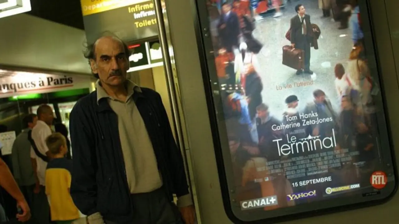 Karimi Nasseri en una imagen de 2004
