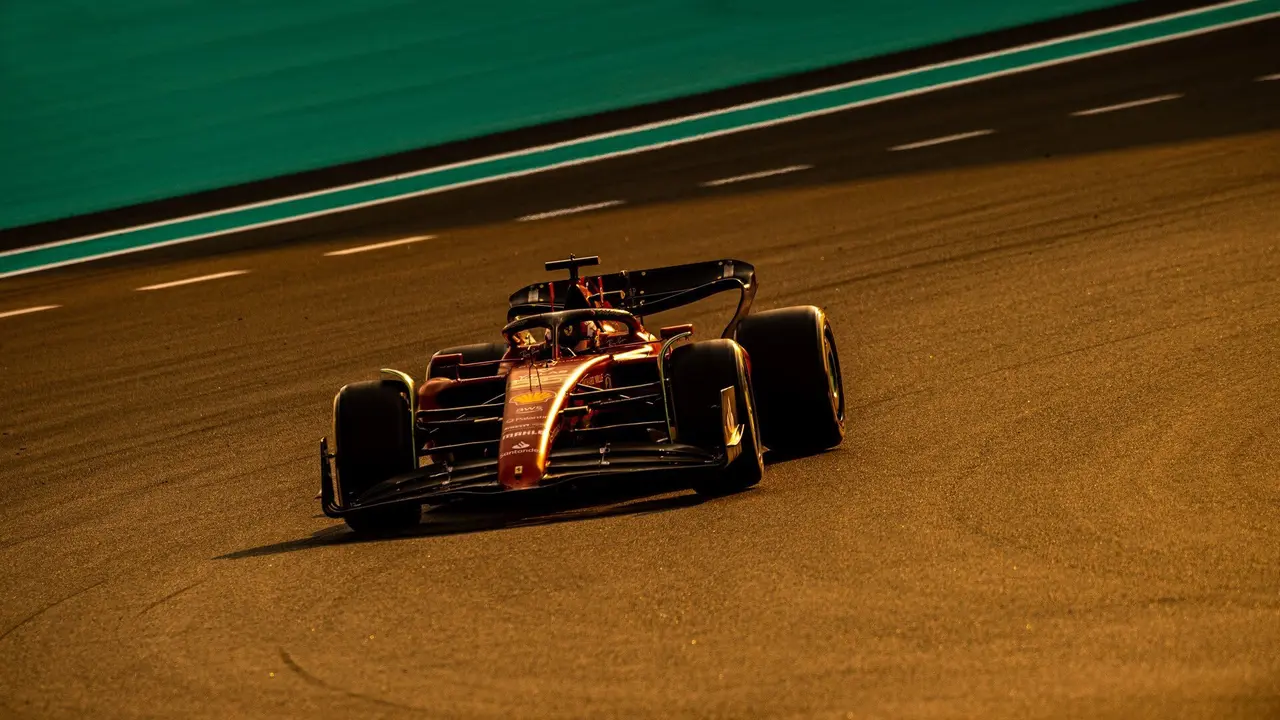 Carlos Sainz en Abu Dabi | Fuente: Ferrari