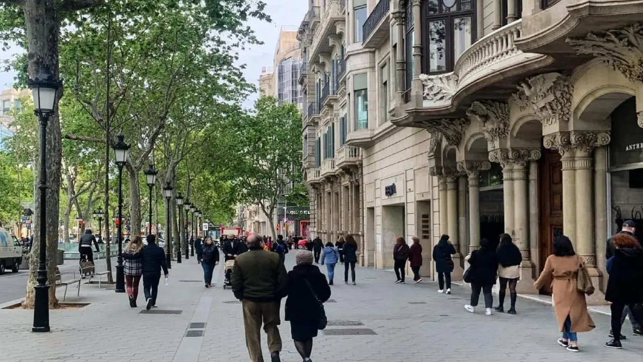 Imagen del Paseo de Gracia de Barcelona. Fuente CityofBarcelona