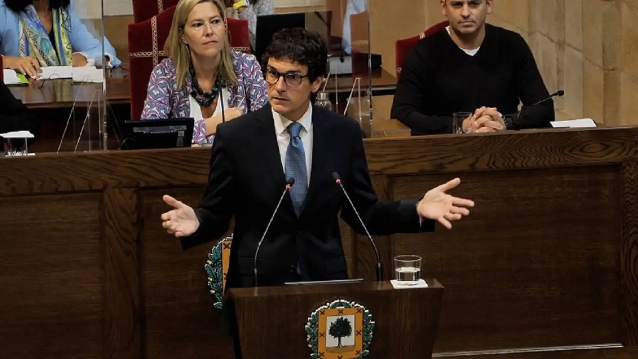 Unai Rementeria en un Pleno