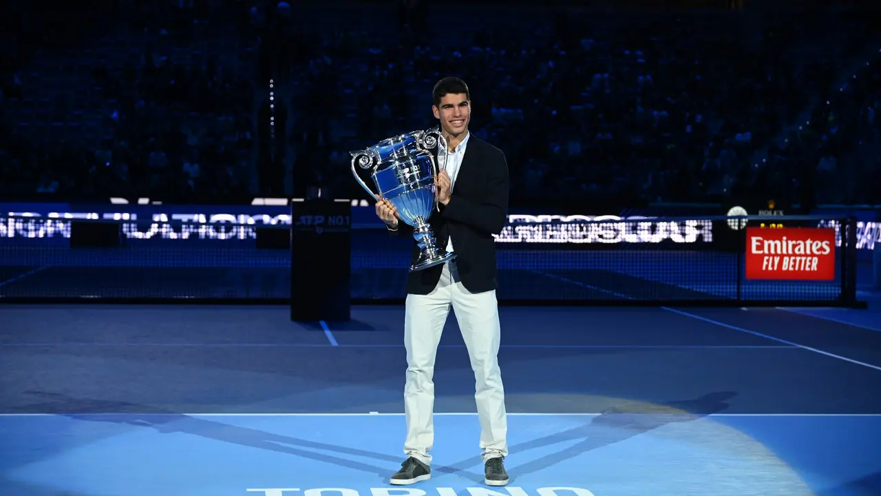 TURIN, ITALY- NOVEMBER 16: Images of Carlos Alcaraz from Spain on day 4
photo by Corinne Dubreuil/ATP Tour
