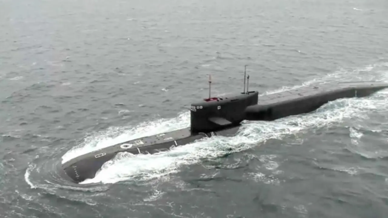 Imagen de un submarino nuclear ruso. Fuente Reuters 
