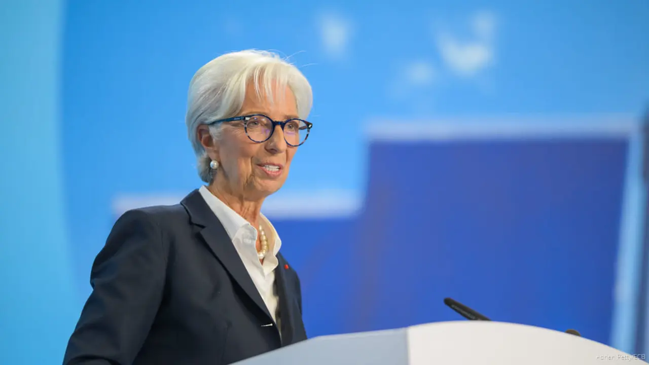 La presidenta del BCE, Christine Lagarde