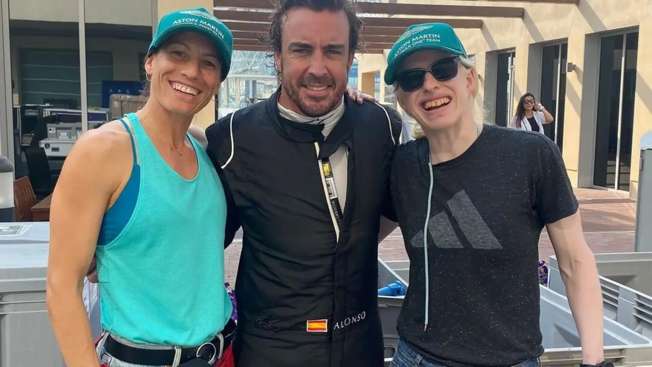Fernando Alonso con Susana Rodríguez | Fuente: @susirodriguezgacio