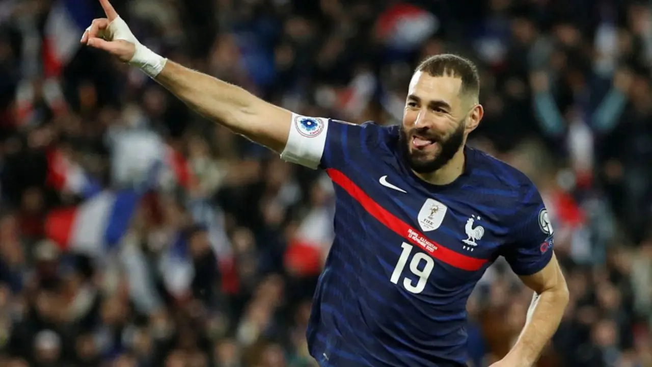 Karim Benzema con la camiseta de Francia | Fuente: Getty Images