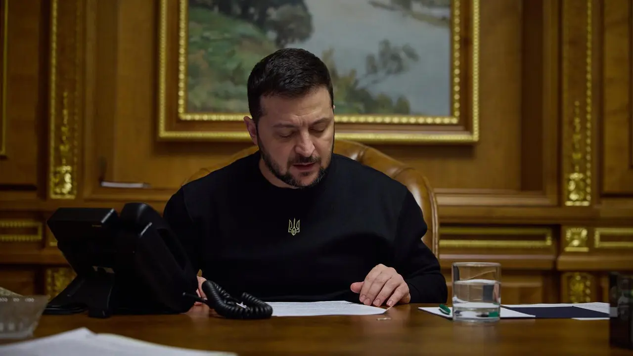 El presidente de Ucrania, Volodímir Zelenski / Twitter