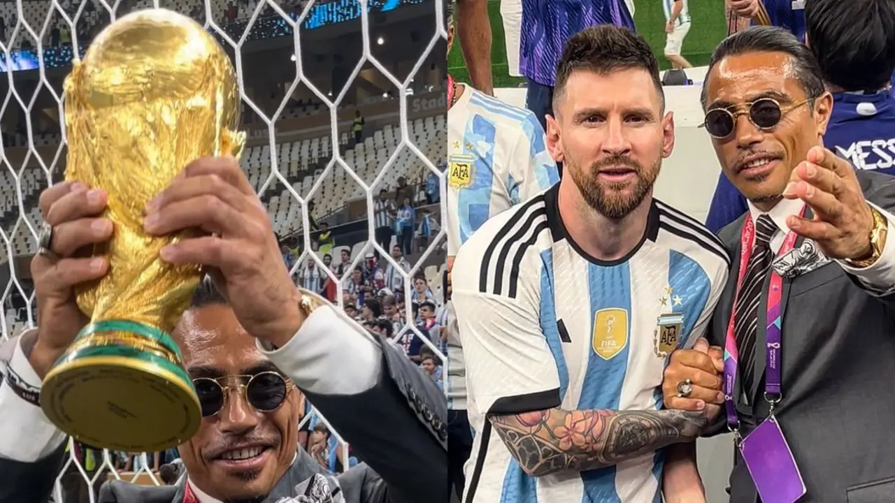 Salt Bae en la final del Mundial de Catar 2022 | Fuente: @nusr_et