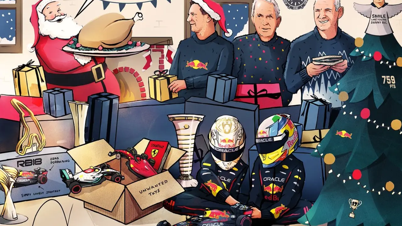 Felicitación navideña de Red Bull | Fuente: Red Bull