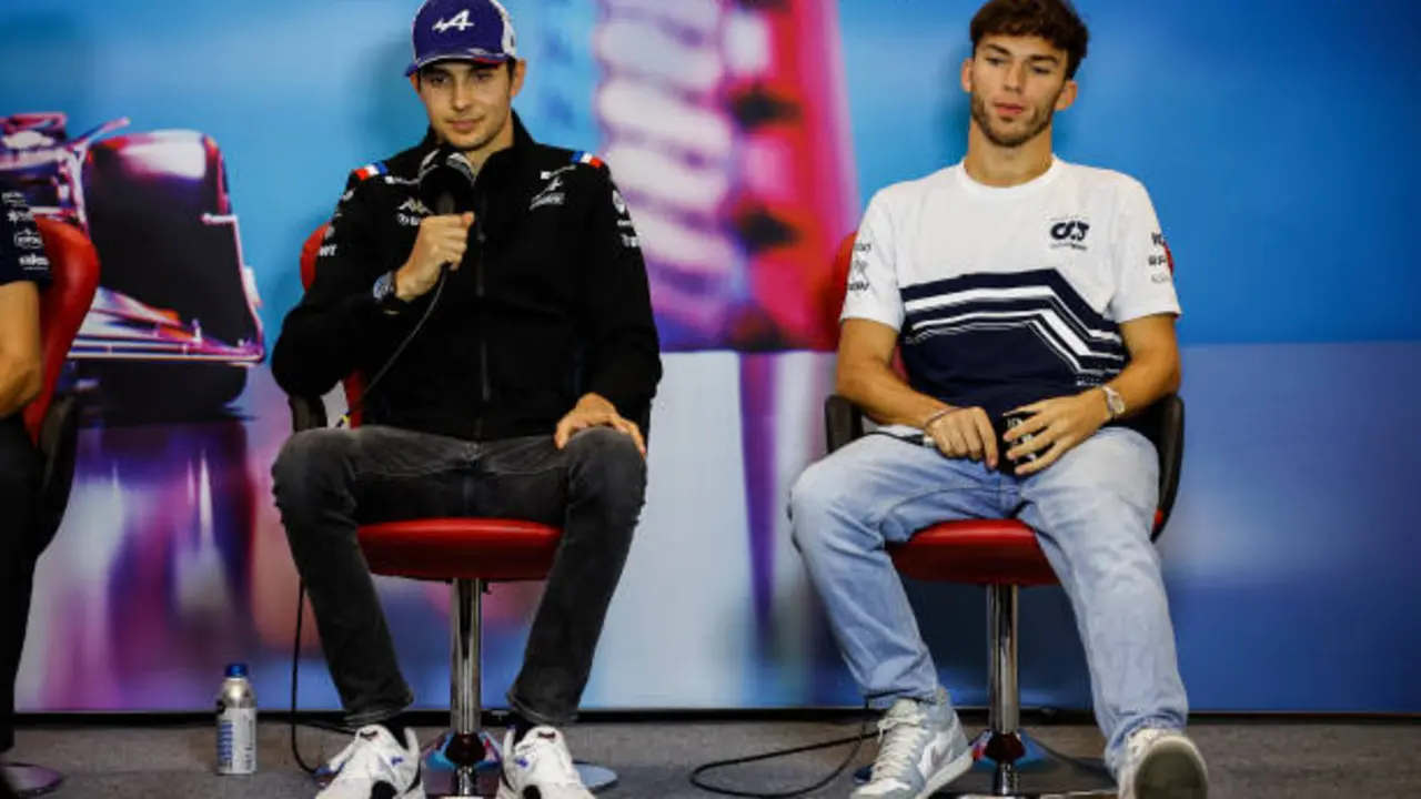 Esteban Ocon y Pierre Gasly en el Gran Premio de Estados Unidos 2022 | Fuente: Getty Images