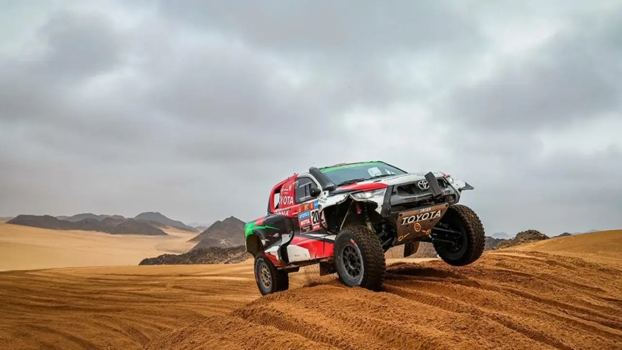 Al Rajhi en la séptima etapa del Dakar 2023 | Fuente: Dakar