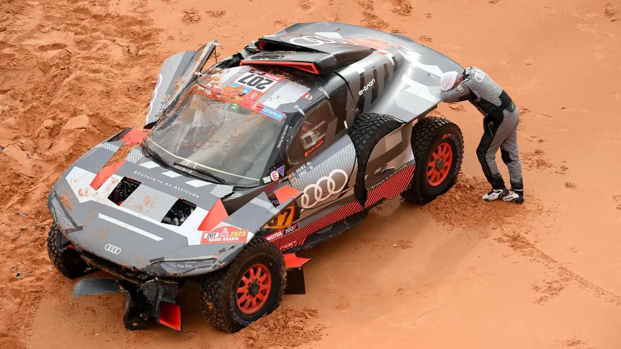 Carlos Sainz abandona el Dakar 2023 | Fuente: Dakar