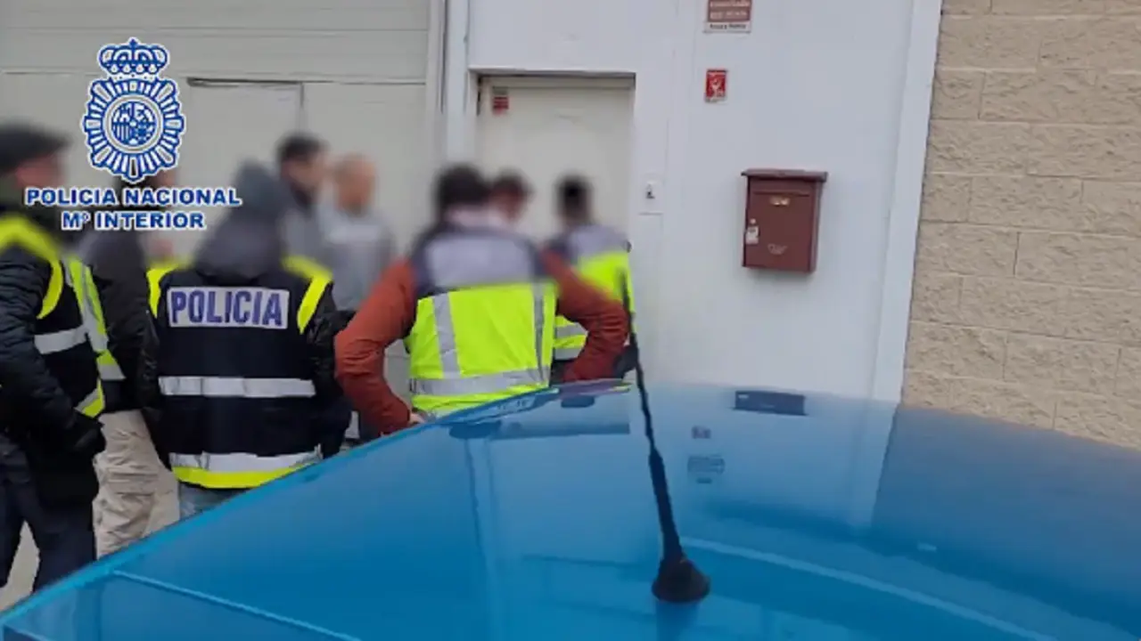 Captura vídeo Policía Nacional