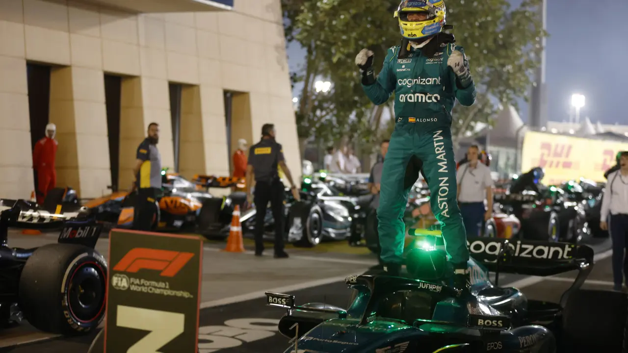 Fernando Alonso en el Gran Premio de Baréin 2023 | Fuente: Aston Martin
