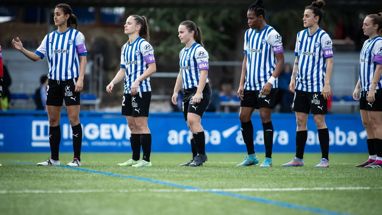 Alavés - Sporting de Huelva de la jornada 21 de la Liga F | Fuente: Deportivo Alavés Gloriosas