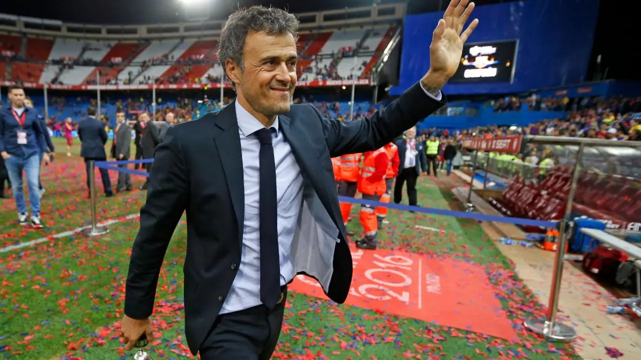 Luis Enrique en el Camp Nou | Fuente: FC Barcelona