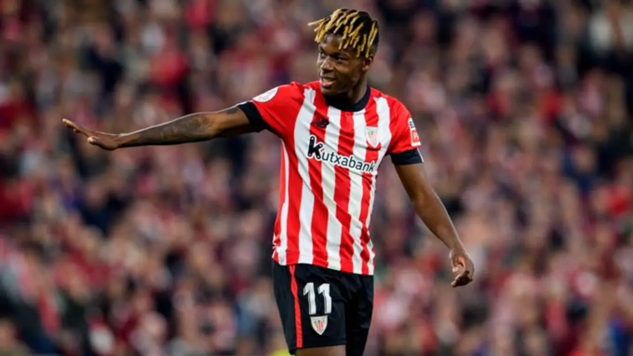 Nico Williams en el partido de Copa del Rey contra el Osasuna | Fuente: Athletic Club