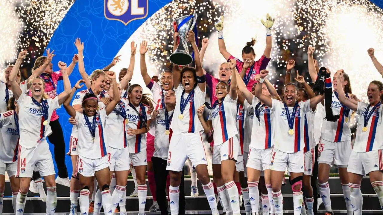 El Olympique de Lyon ganó la Champions League Femenina en la temporada 2021/2022 | Fuente: Getty Images