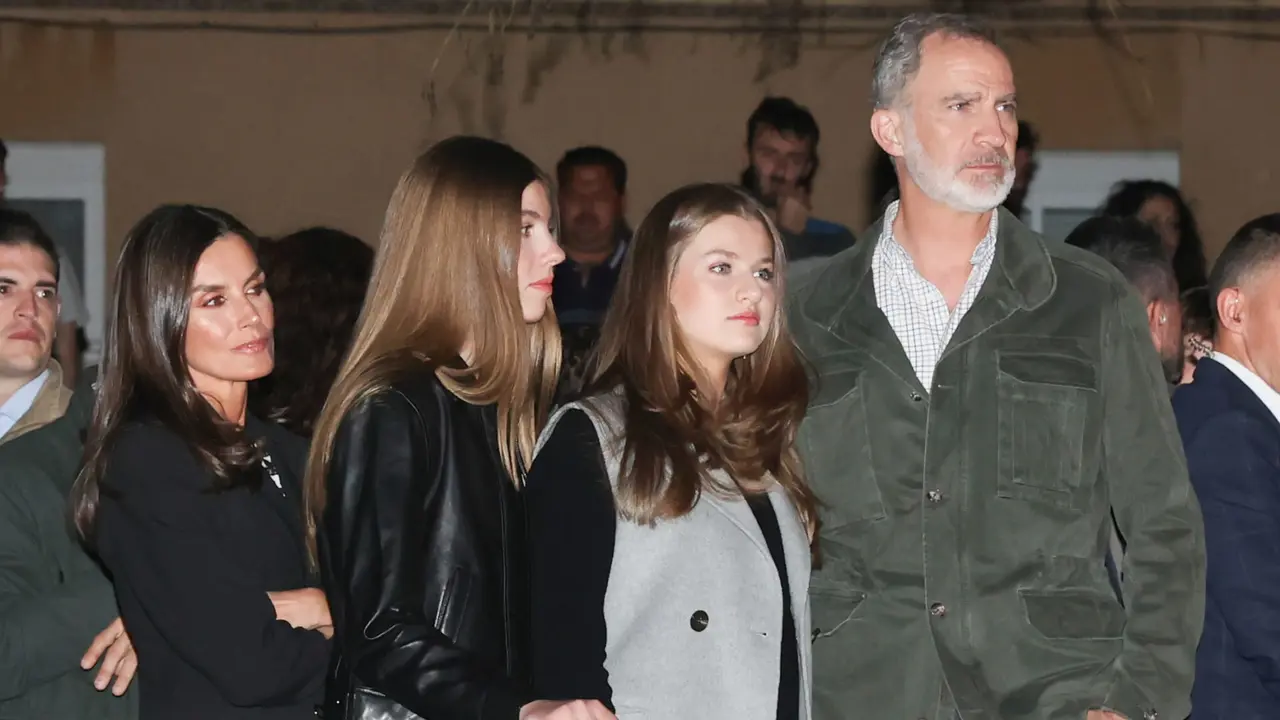 Los Reyes, la infanta Sofía y la princesa Leonor han asistido al 60 aniversario de la Pasión de Chinchón, en Madrid / Casa Real