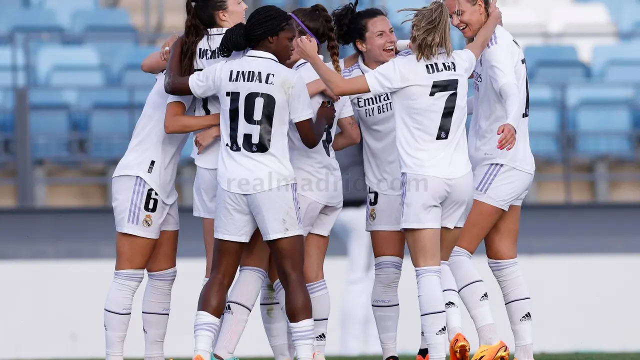 El Real Madrid celebra su victoria frente al Villarreal | Fuente: María Jiménez - Real Madrid