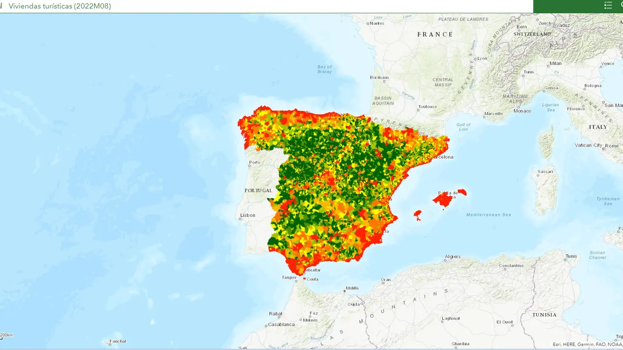 Mapa interactivo / INE