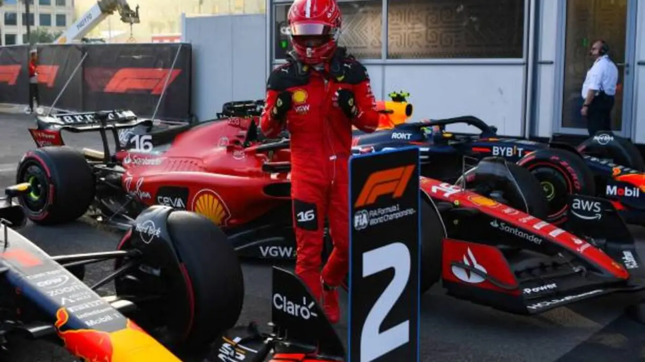 Charles Leclerc consigue la Pole para el Gran Premio de Azerbaiyán 2023 | Fuente: Getty Images