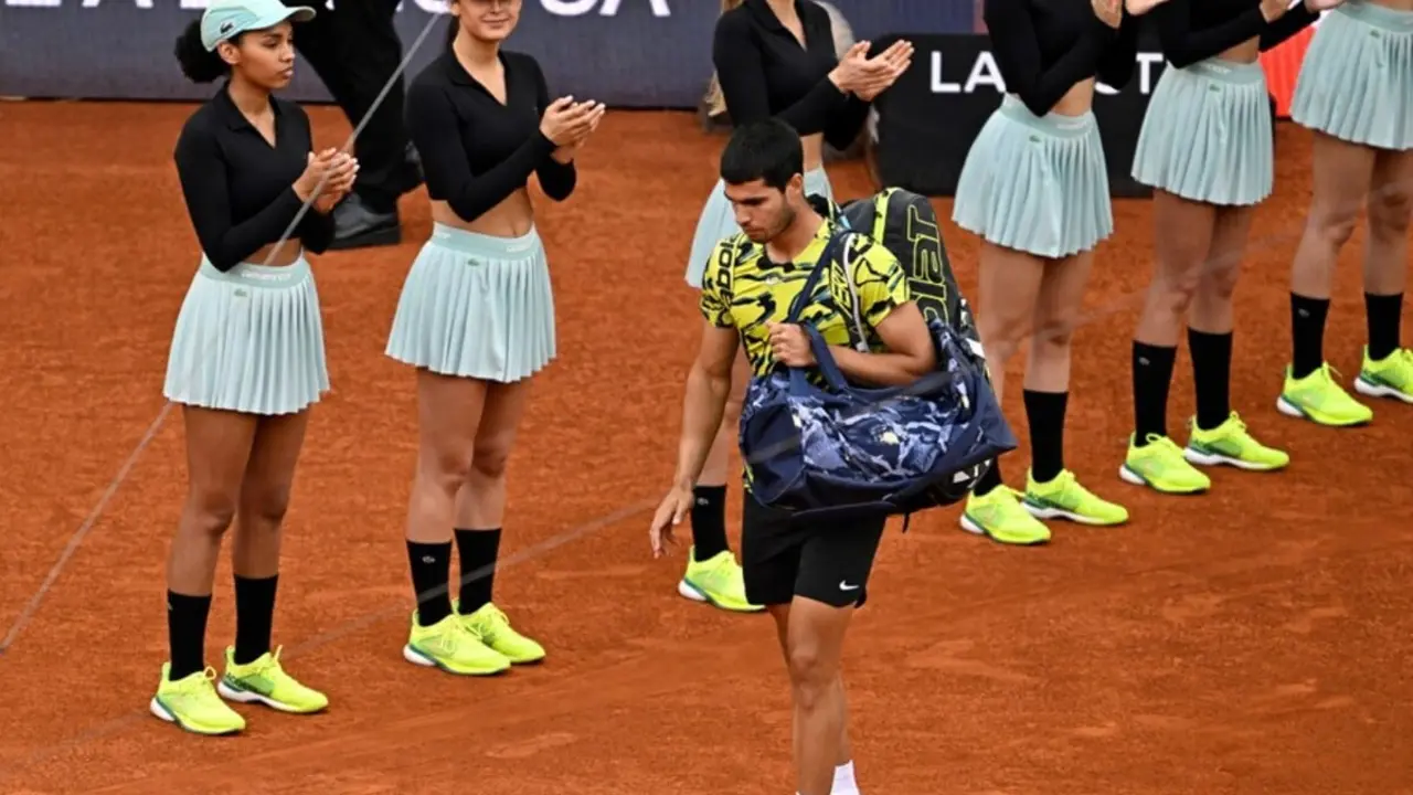 Recogepelotas en el Open de Tenis de Madrid | Fuente: Getty Images