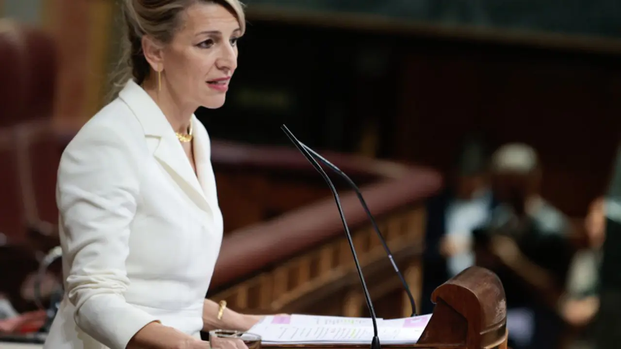 Yolanda Díaz durante una intervención en el Congreso de los Diputados (Archivo) / Imagen Congreso