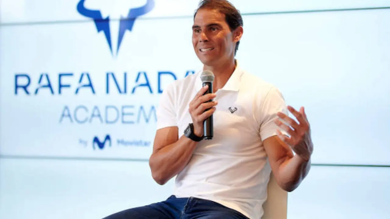 Rafa Nadal en rueda de prensa | Fuente: Getty Images