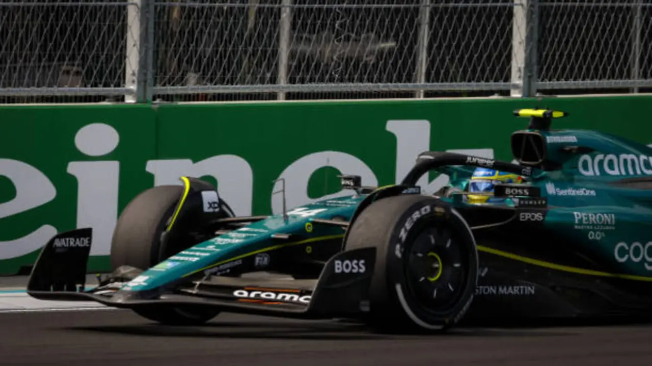 Fernando Alonso en el Gran Premio de Miami 2023 | Fuente: Getty Images
