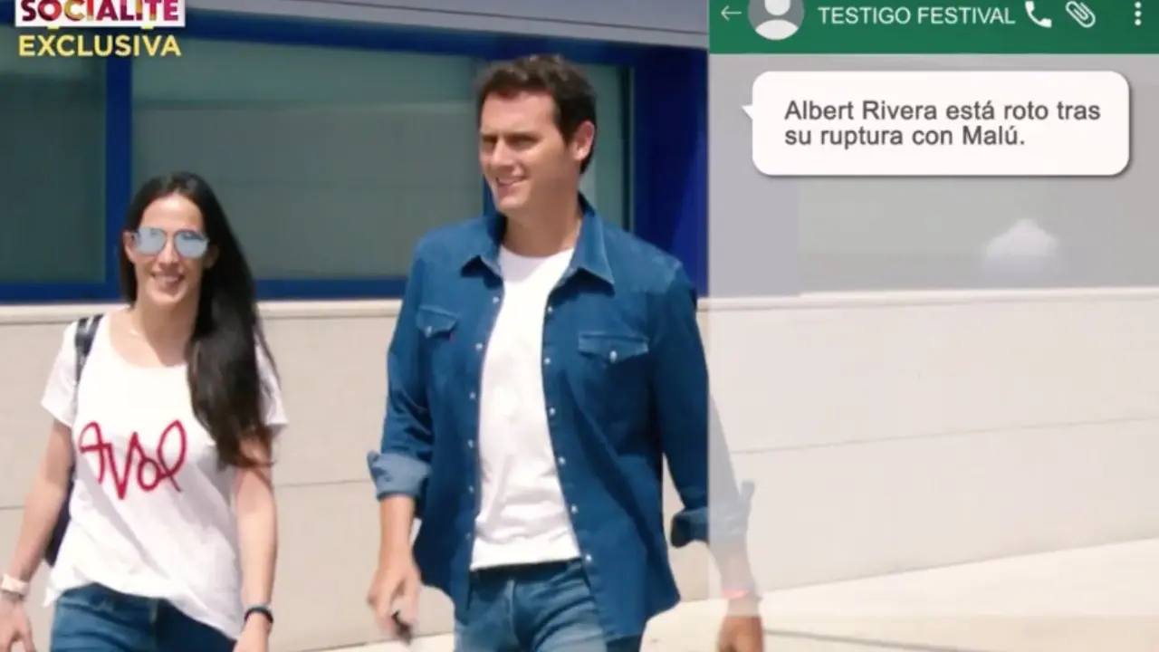 'Socialité' ha avivado con un testigo exclusivo los rumores de ruptura entre Malú y Albert Rivera - Telecinco