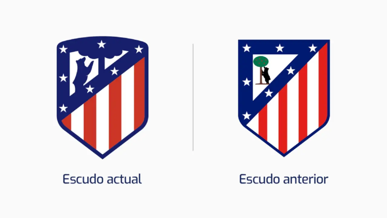 Escudos del Atlético de Madrid | Fuente: @Atleti