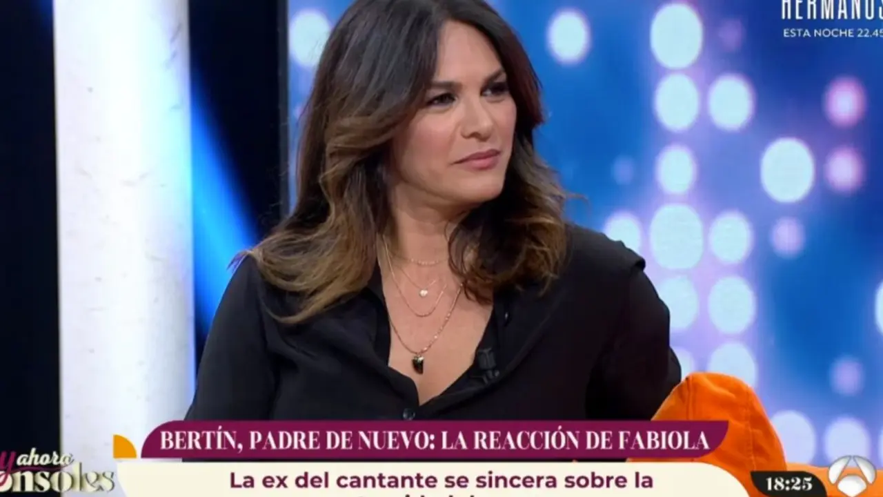 Fabiola Martínez contó su reacción a la paternidad de Bertín en 'Y ahora Sonsoles' - Antena3