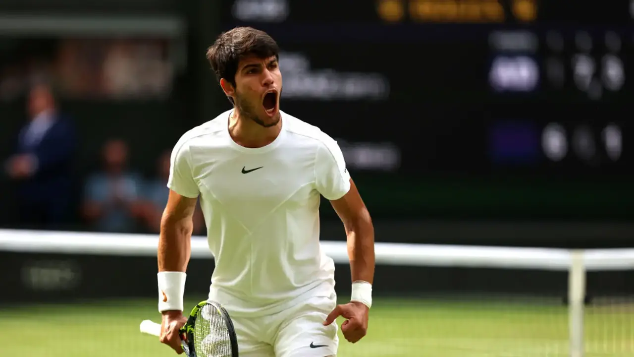 Carlos Alcaraz gana en Wimbledon | Fuente: Getty Images