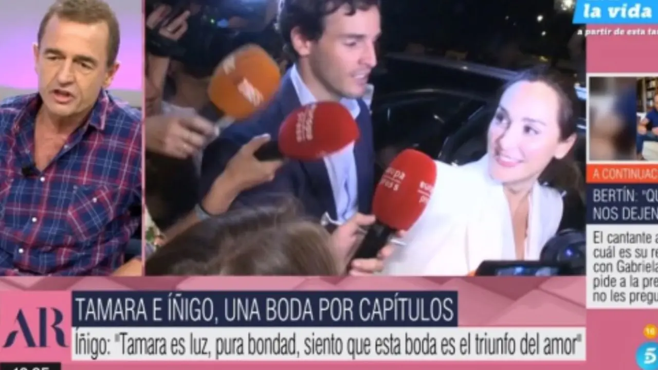 Alessandro Lequio durante su intervención en 'El programa de Ana Rosa' - Telecinco