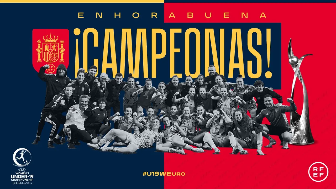 La Selección Española Femenina se lleva el Europeo sub-19 | Fuente: @SEFutbol_Fem