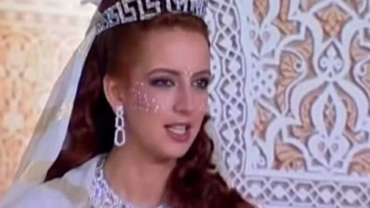 Lalla Salma el día de su boda con Mohamed VI  en 2002 - Pinterest
