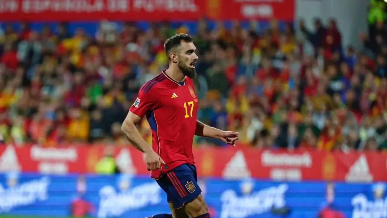 Borja Iglesias con la Selección Española | Fuente: Selección Española